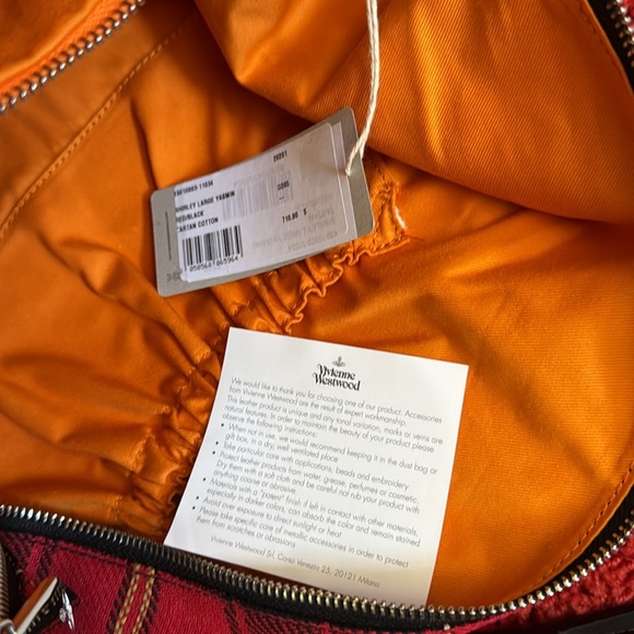 Vivienne Westwood NWT SHIRLEY LARGE YASMIN RED/blk AW2020 - Picture 12 of 17